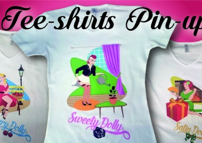Tee-shirts Pin-Up