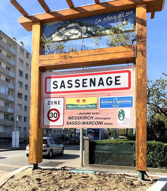 Nouvelles entrées de ville de SASSENAGE