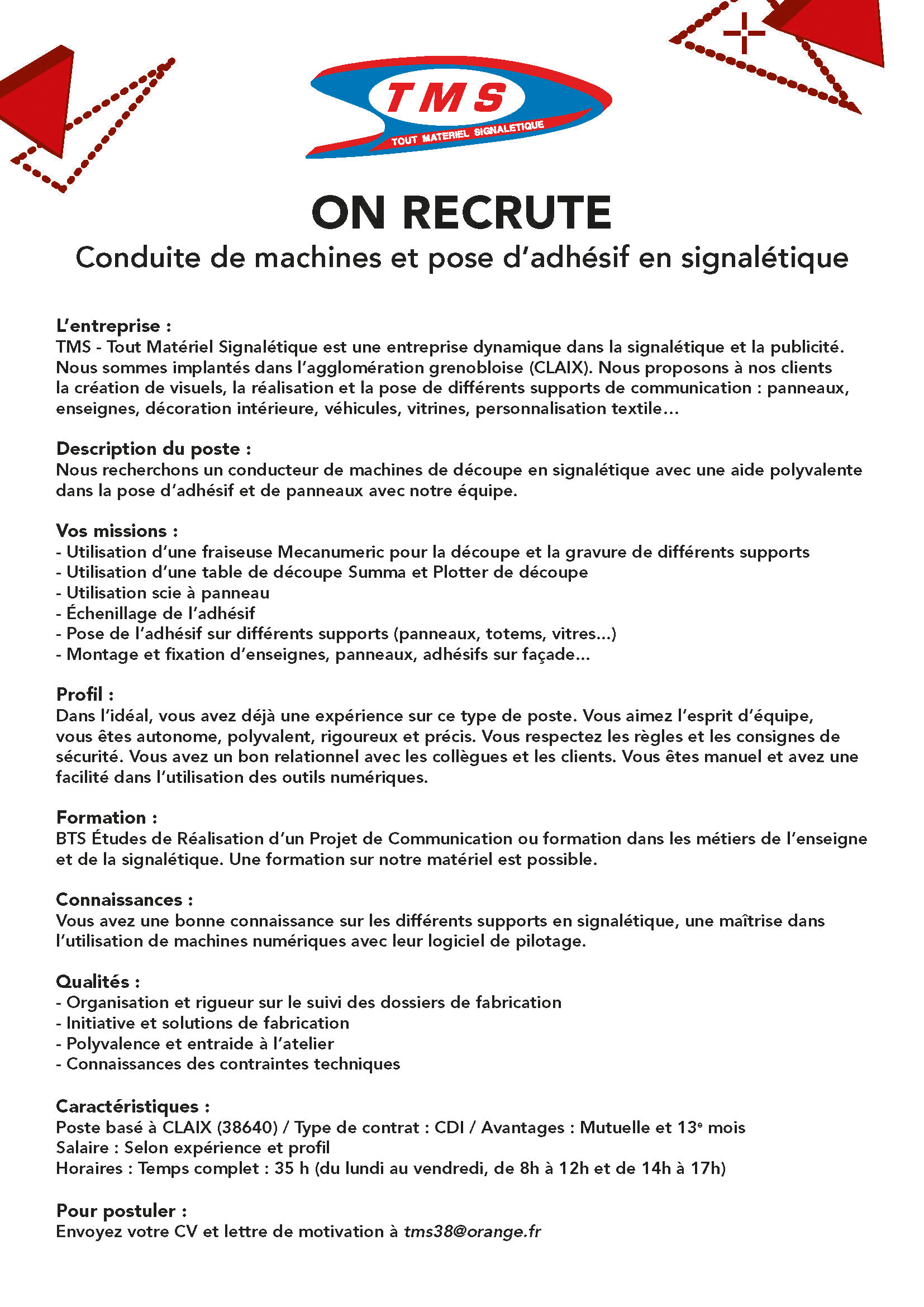 Recrutement TMS