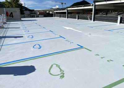 Marquage au sol : Chantier XXL – Parking XXL