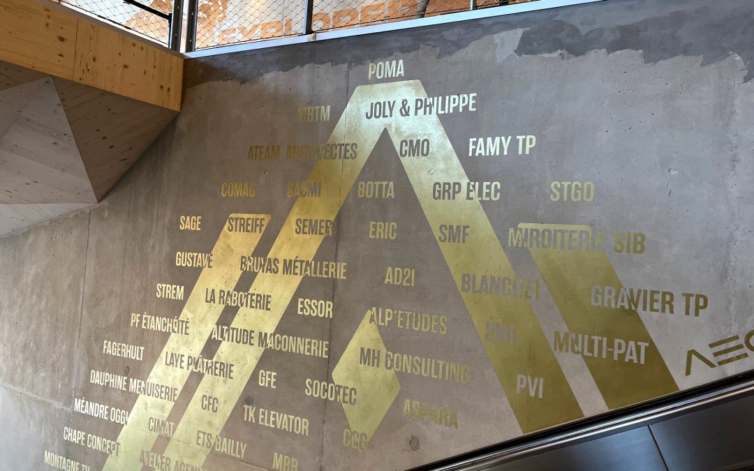 Décor de remerciements des entreprises