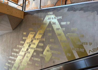 Décor de remerciements des entreprises
