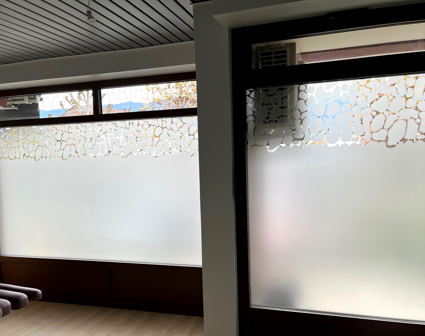 Décoration Dépoli vitrine Décoration Dépoli vitrine