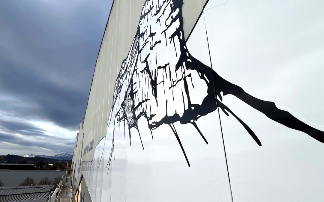 Décor sur-mesure sur façade