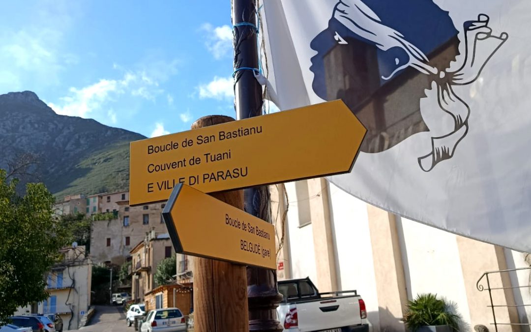 Panneaux de sentiers de randonnées