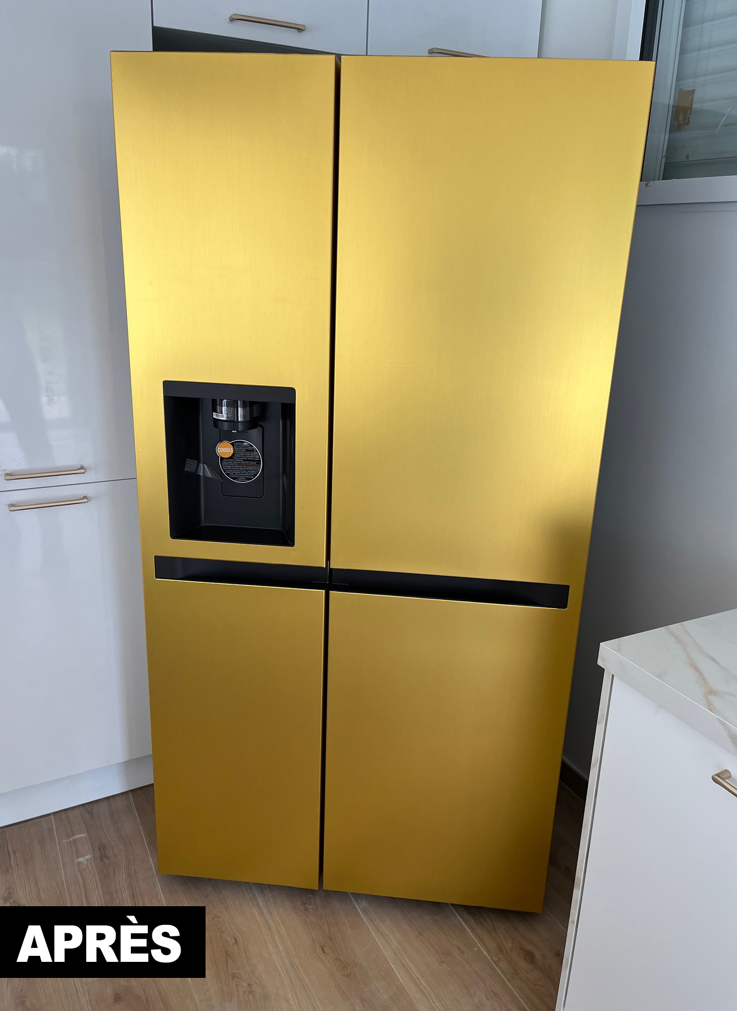 Covering Frigo après