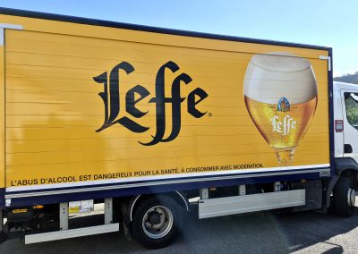 Décoration camion Leffe